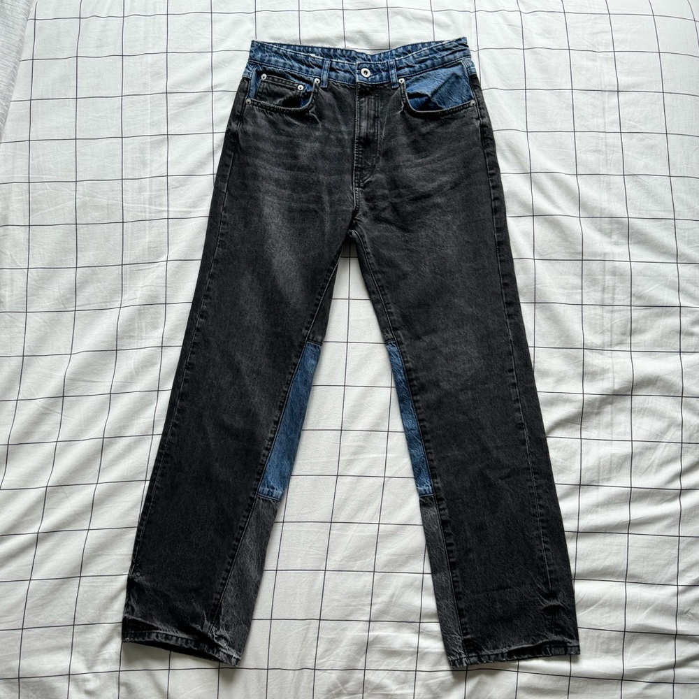 Multi-Wash Straight Denim Jeans